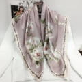 Silk scarf 90X90 -001